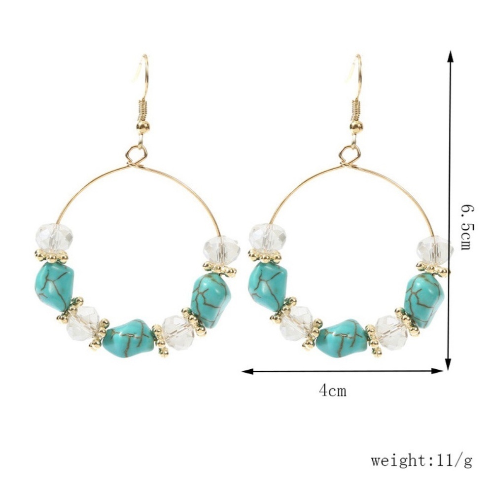BEAUTIFUL BEADED EARRING - Picture 4 of 4